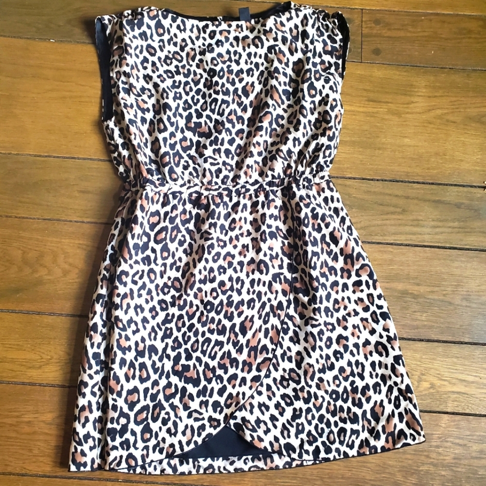 H&M leopard dress